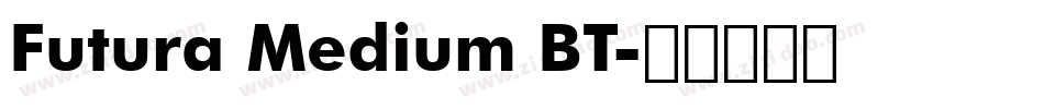 Futura Medium BT字体转换
